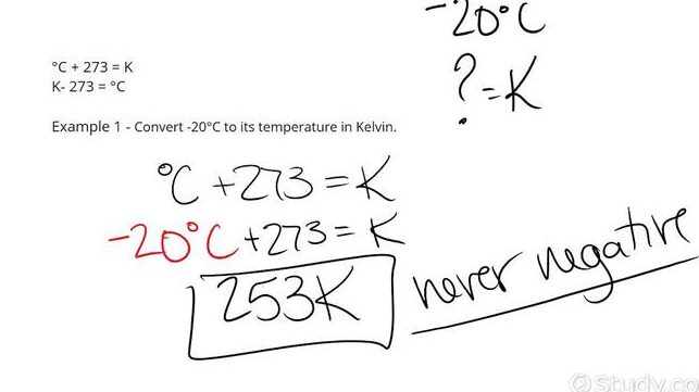 Interconversión de temperaturas en grados enteros en grados Celsius y Kelvin ...